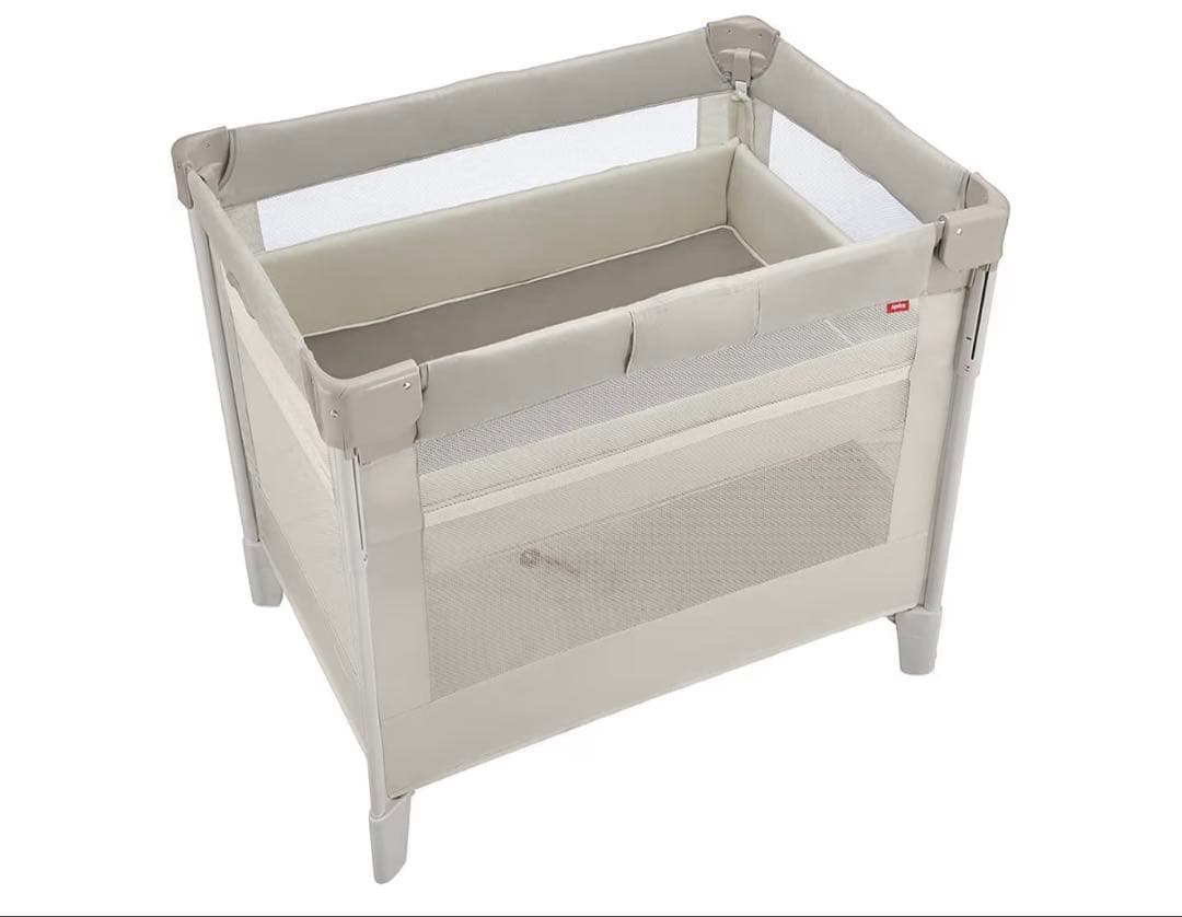 ask　Apricaベビーベッド ココネルエアープラス ホワイトベージュ