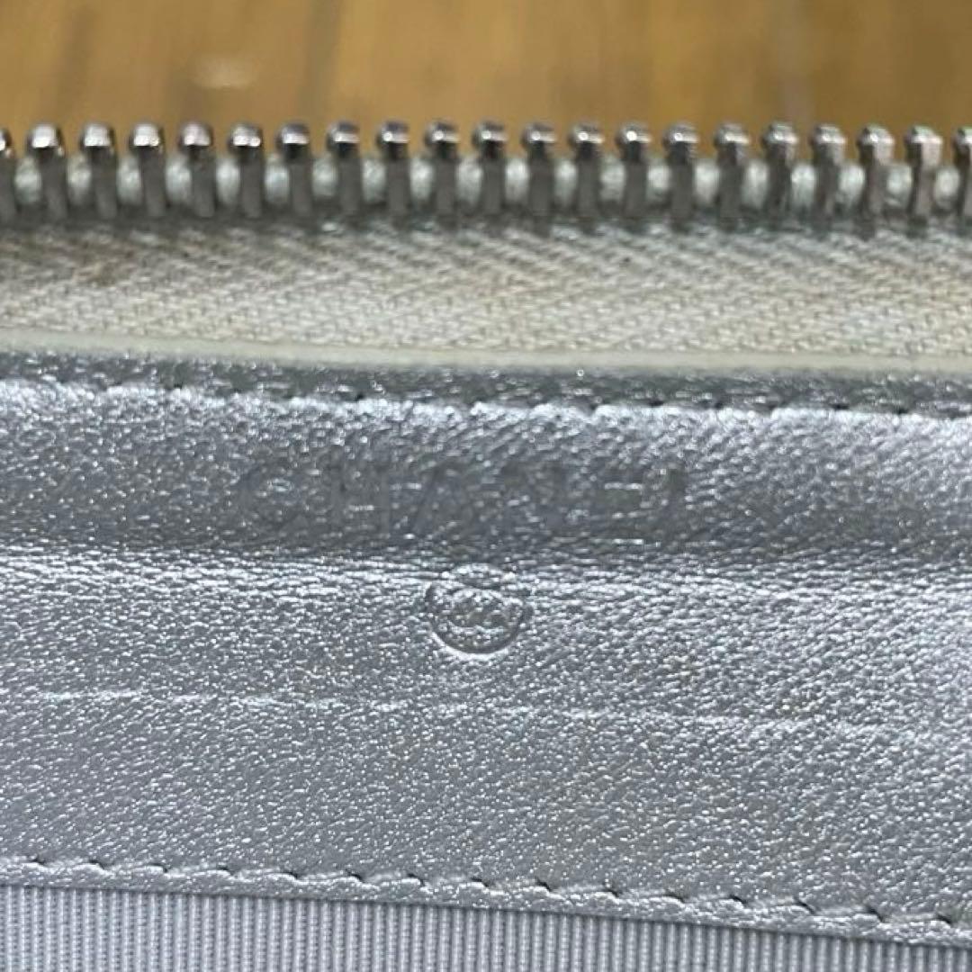 CHANEL シャネル ラムスキン レザー ココマーク 長財布