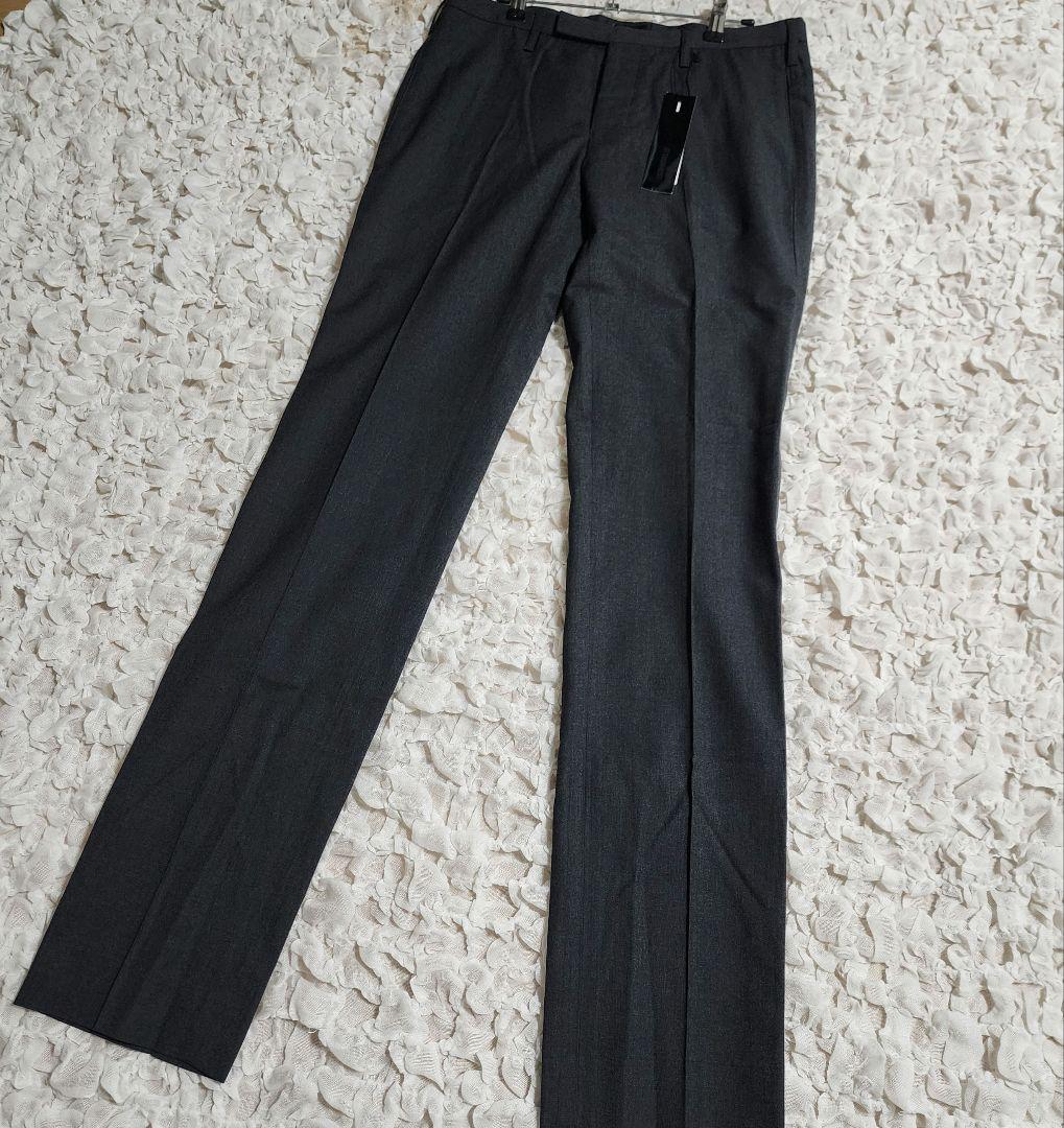 未使用 アタッチメント ウール テーパード スリム ウール スラックス