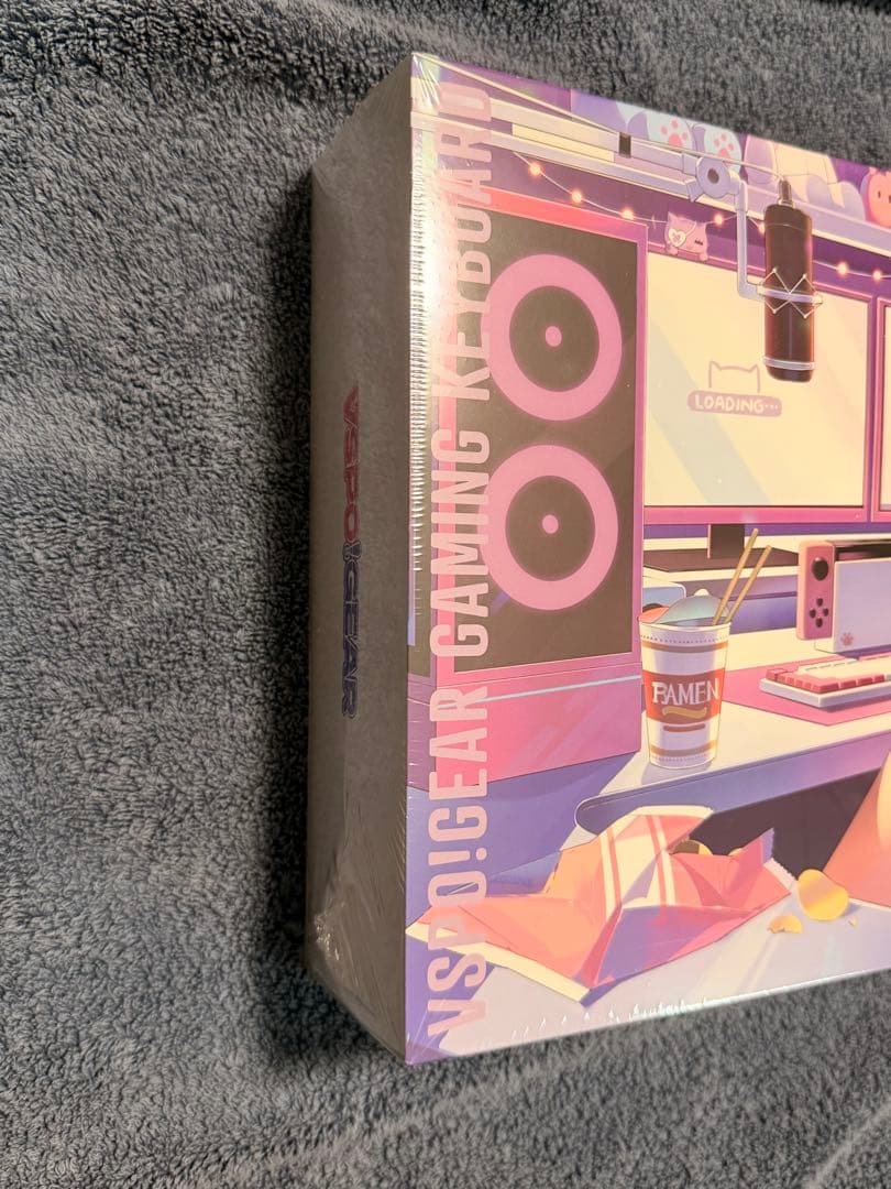 紫宮るな　ぶいすぽっ！ VSPO GEAR ゲーミングキーボード