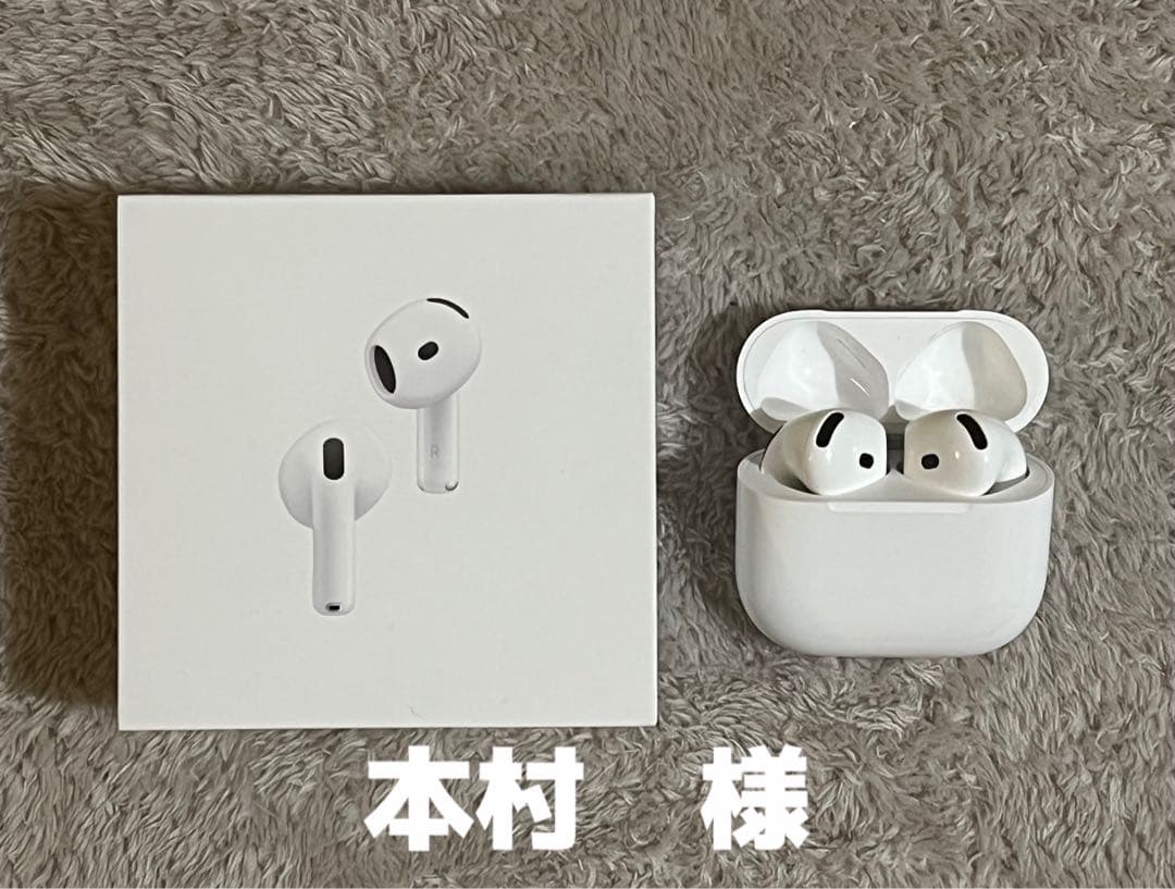アクティブノイズキャンセリング搭載　AirPods4