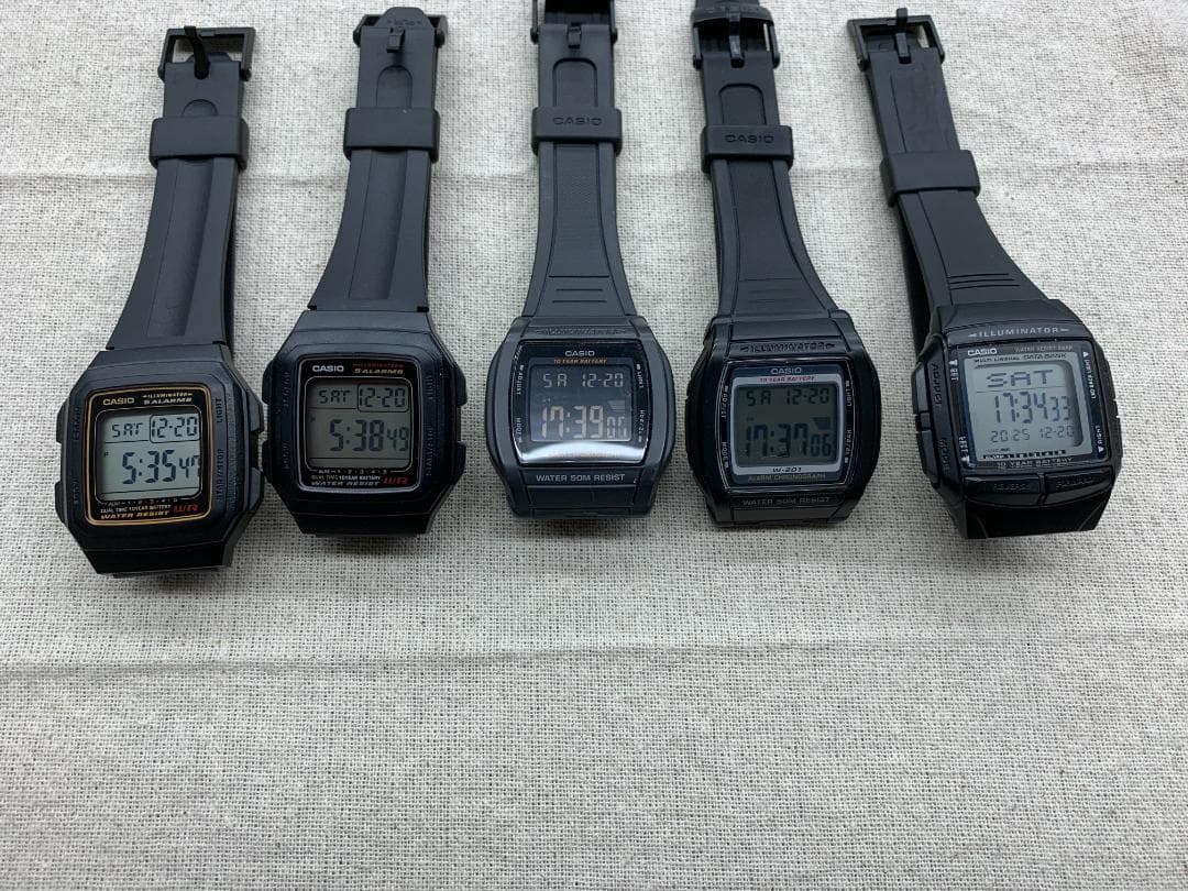 k*i様 CASIO チープカシオ デジタル腕時計 16点セット + Q&Qとダ