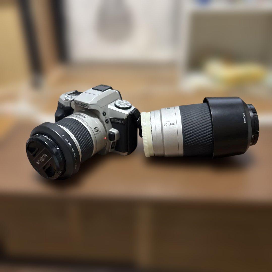 Minolta X-700 一眼レフカメラ AF 75-300mmレンズセット