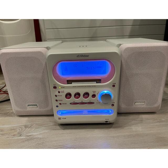 Victor CD MD カセット コンポ    CA-UXQ10-P