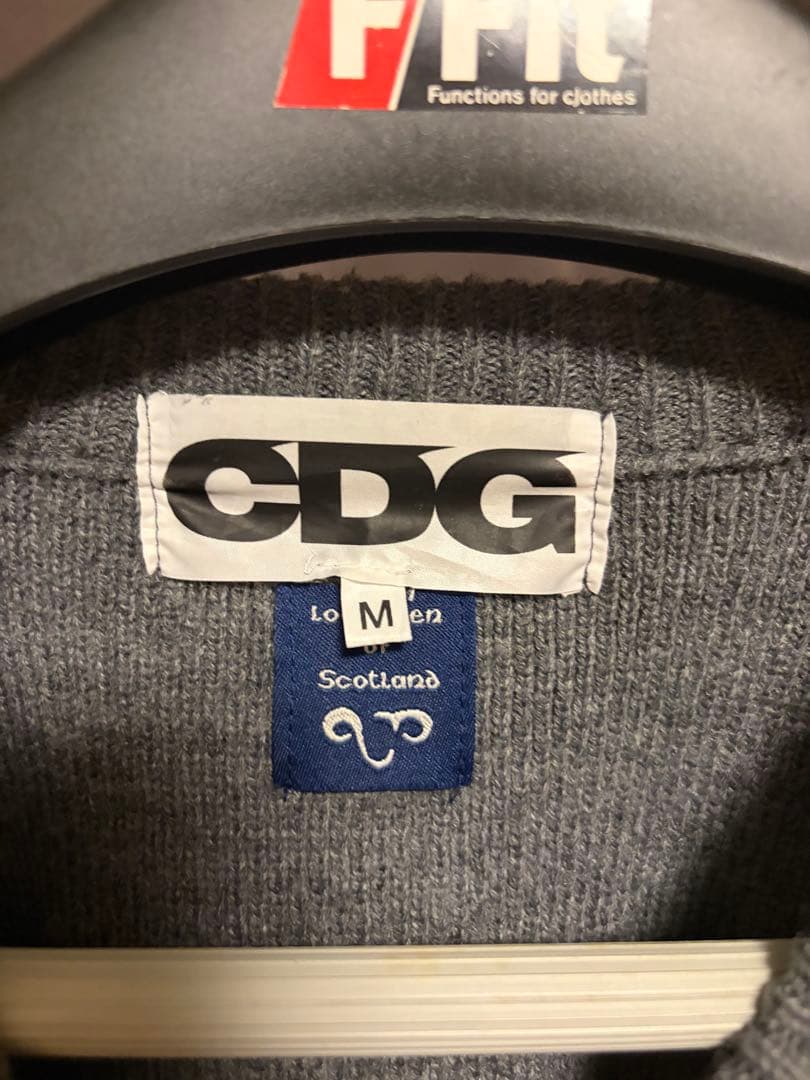 CDG グレー ニットセーター Mサイズ
