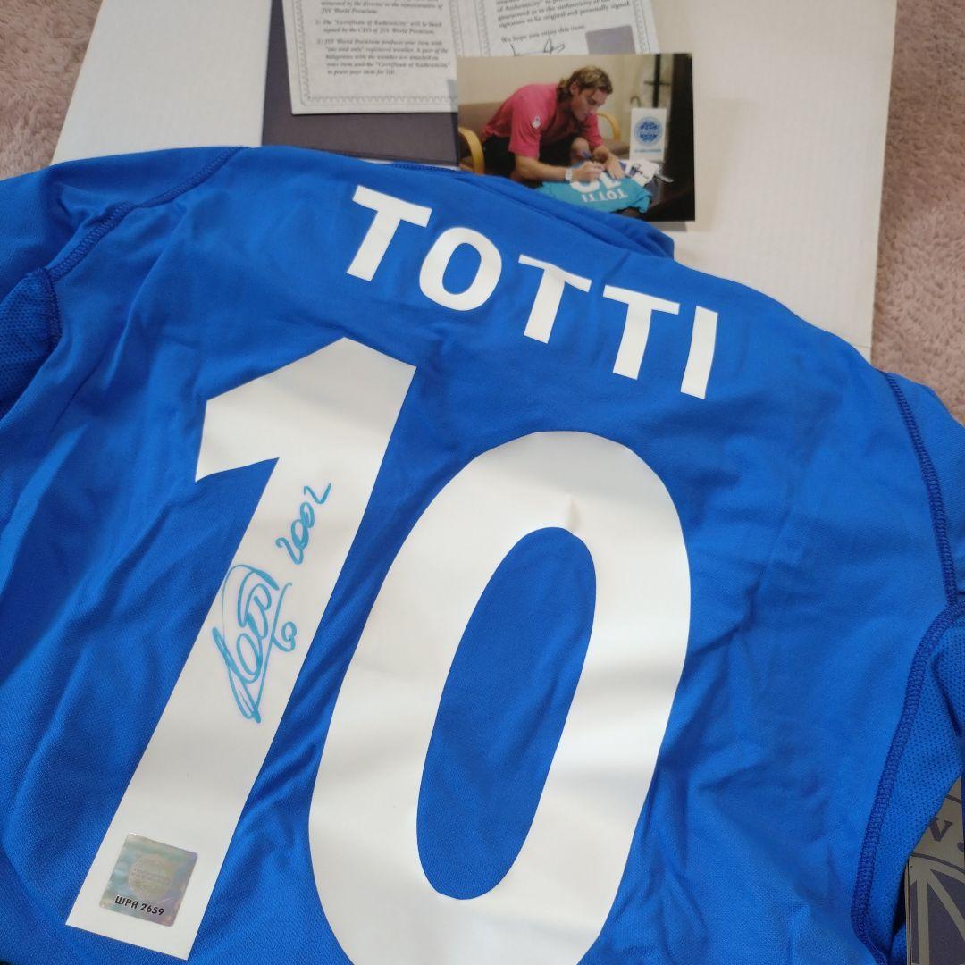 JSVWORLDPREMIUM TOTTI サイン入りユニフォーム