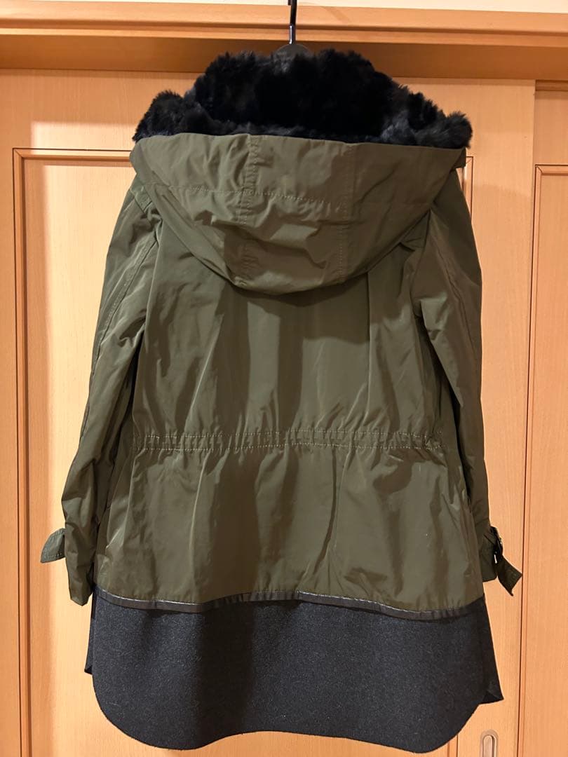 マックスマーラ (イブルースクラブ）異素材モッズコート（3ウェイ）