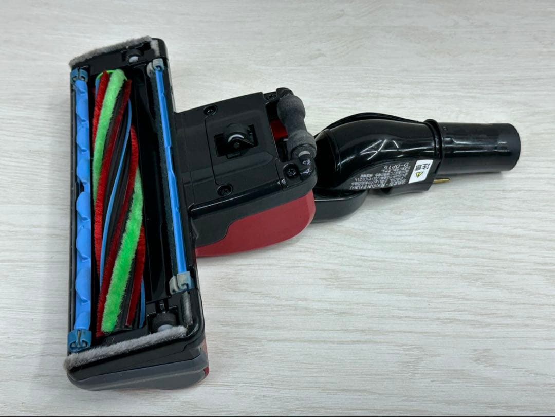 赤　日立　掃除機　中古　綺麗　 動作保証 D-DP15 パワーヘッド　回転ブラシ