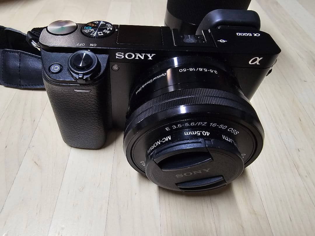 SONY α6000 ミラーレス一眼 ブラック SEL55210付き
