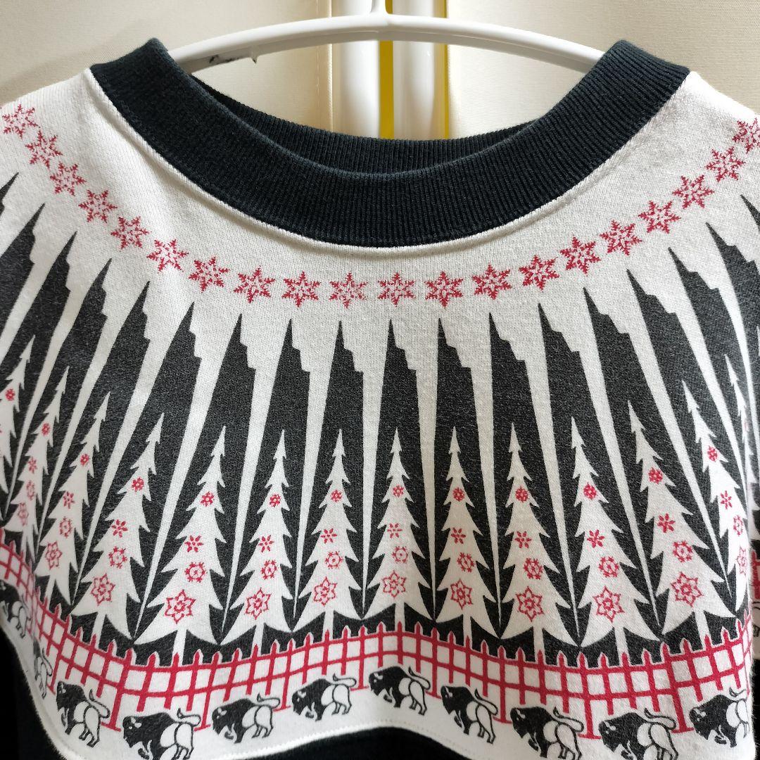 P*r様 フェローズ ノルディック バッファロー 雪 ツリー スウェット 38〜