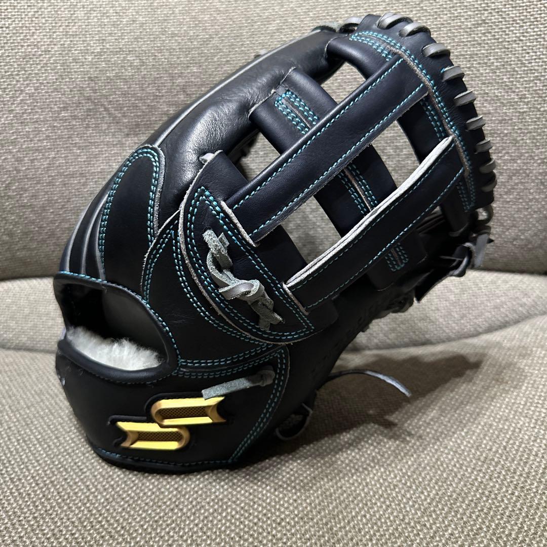 値下げ不可【中古】SSK一般軟式内野 761型 矢野田中型 オーダー(訳有)