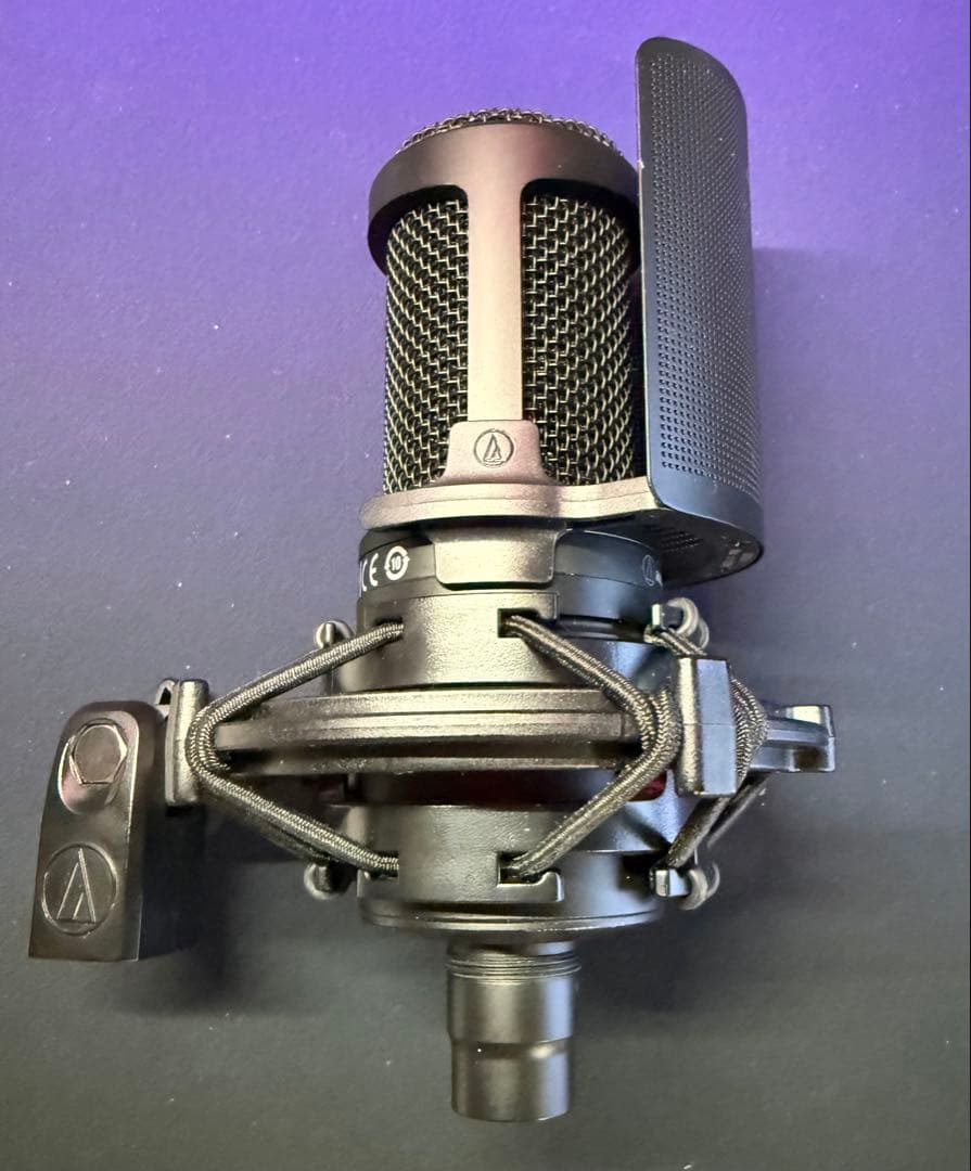 AT2020 ショックマウント＋ポップガード＋　ケース　セット