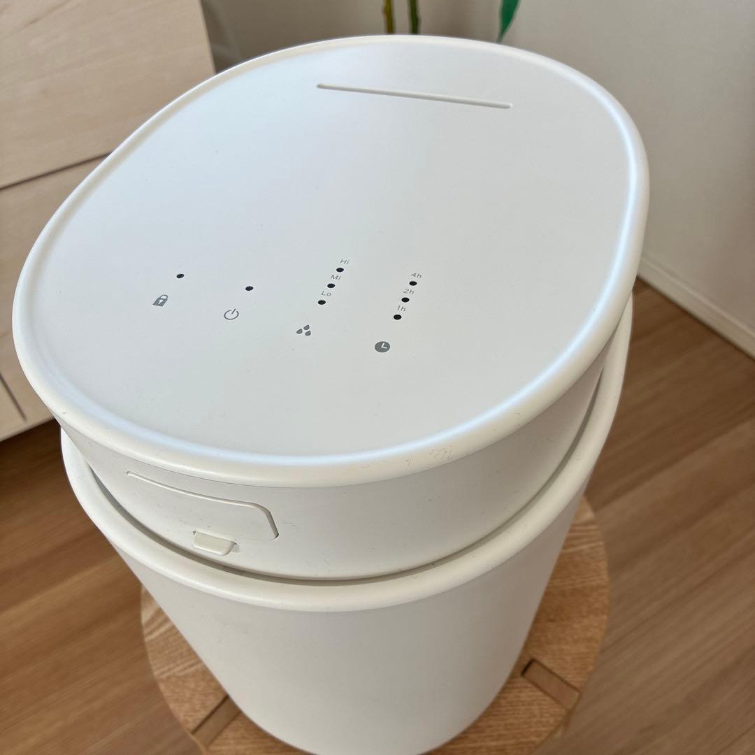 プラスマイナスゼロ　タッチ式ホワイト加湿器 大容量