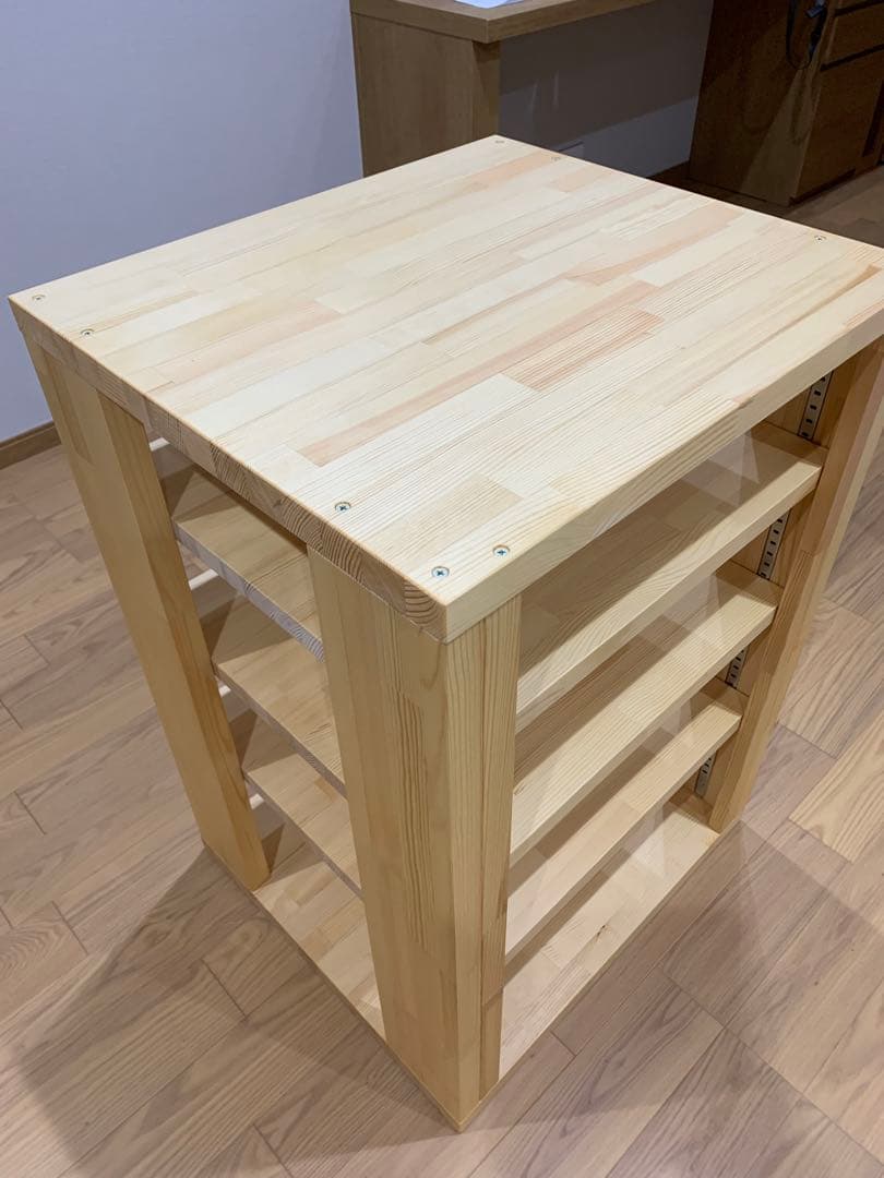 木製 5段オーディオラック　特注品