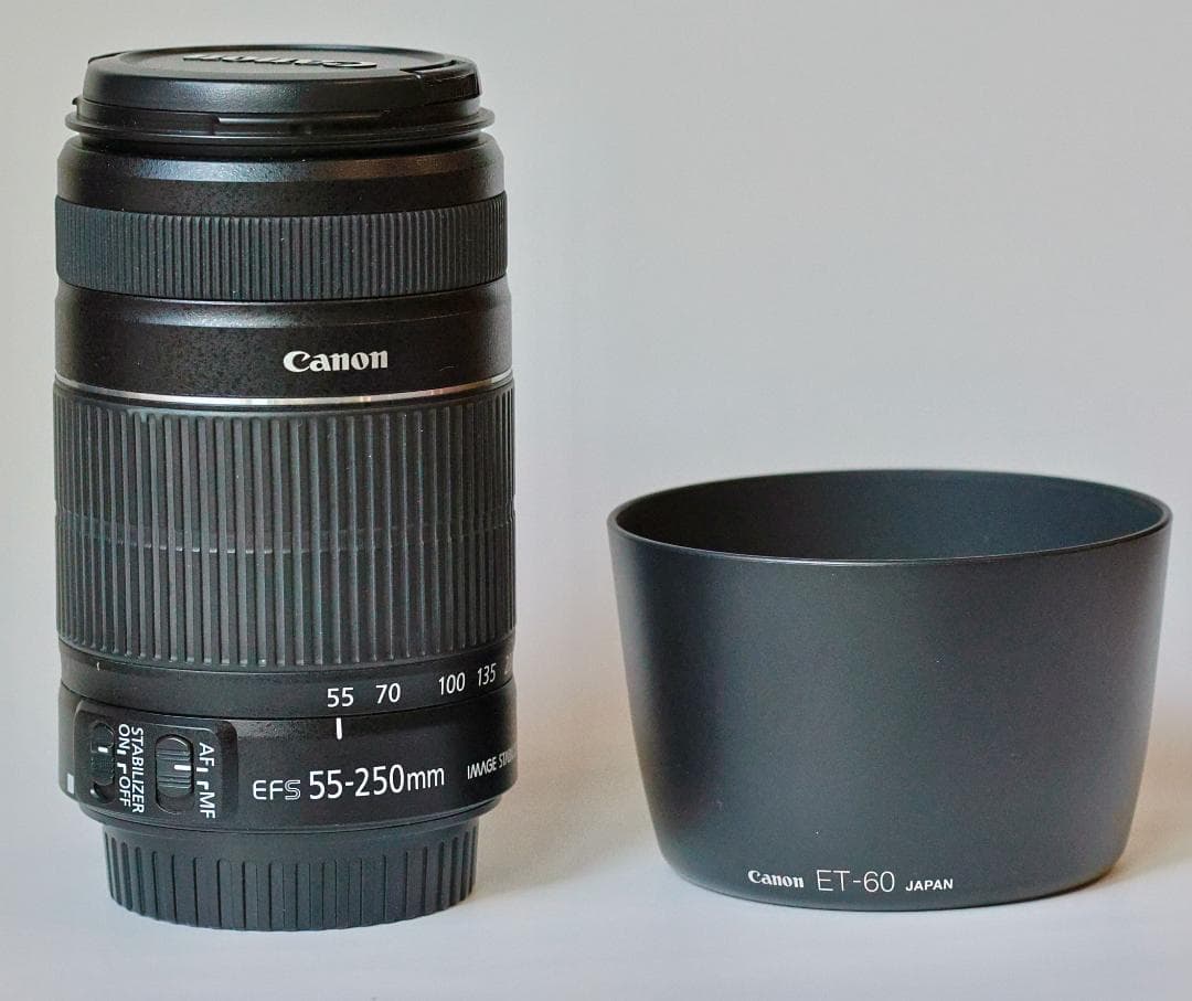 Canon EF-S 55-250mm F4-5.6 IS II／ET-60