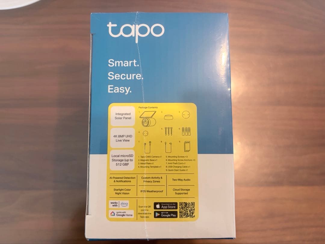 は*か様 Tapo C465 4Kソーラーパネル一体型フルワイヤレスセキュリティ