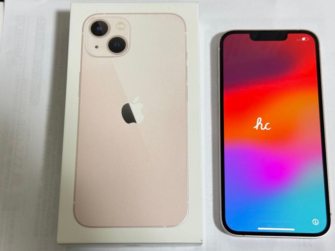 【美品】Apple iPhone 13 ピンク 256GB