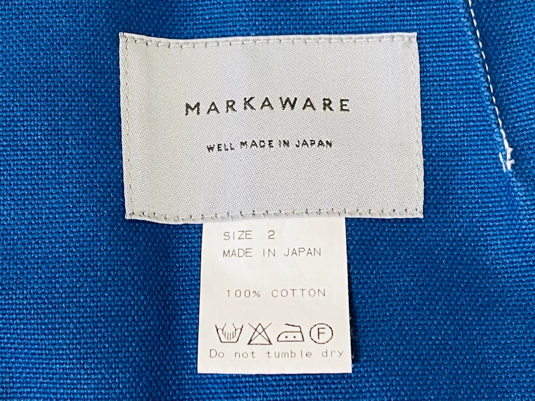 MARKAWARE マーカウェア ダック地 ワークジャケットオーガニックコットン