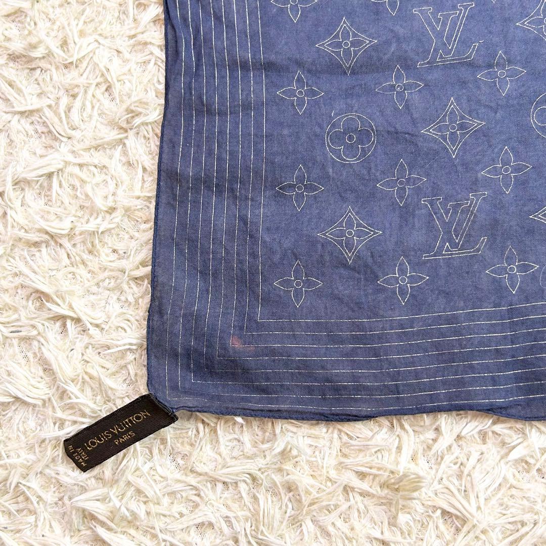 【ルイヴィトン✨️モノグラム】 イタリア製 LV ハンカチ ポケットチーフ