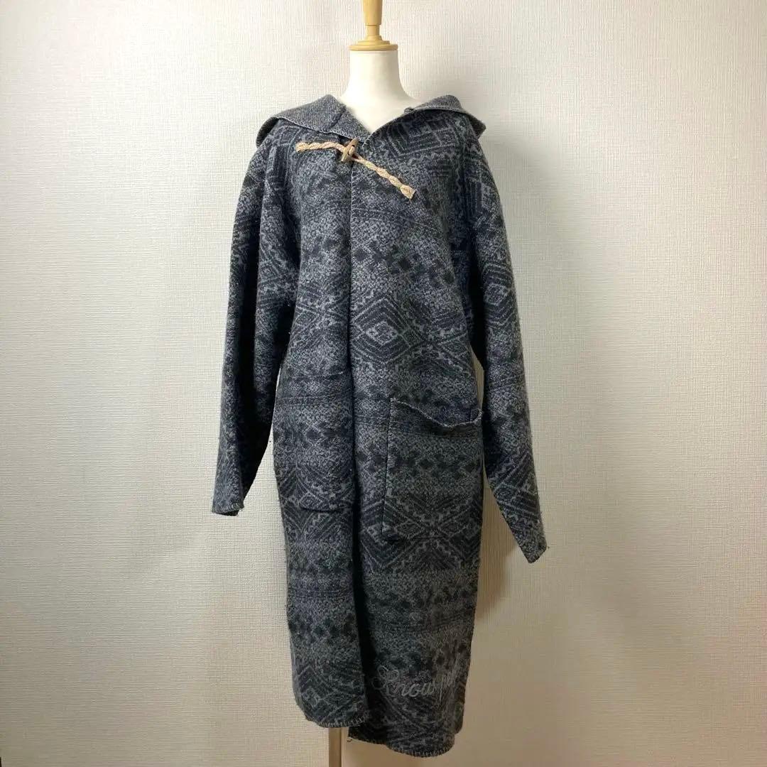 561 Wool Blanket Coat Grey  peak ウール