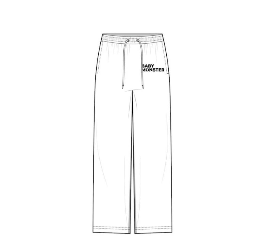 BABYMONSTER ジップフーディー Short スウェットパンツ Mens