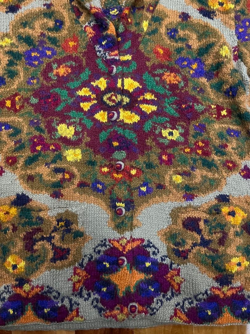  ALPACAロイヤルアルパカ　ニットカーディガン