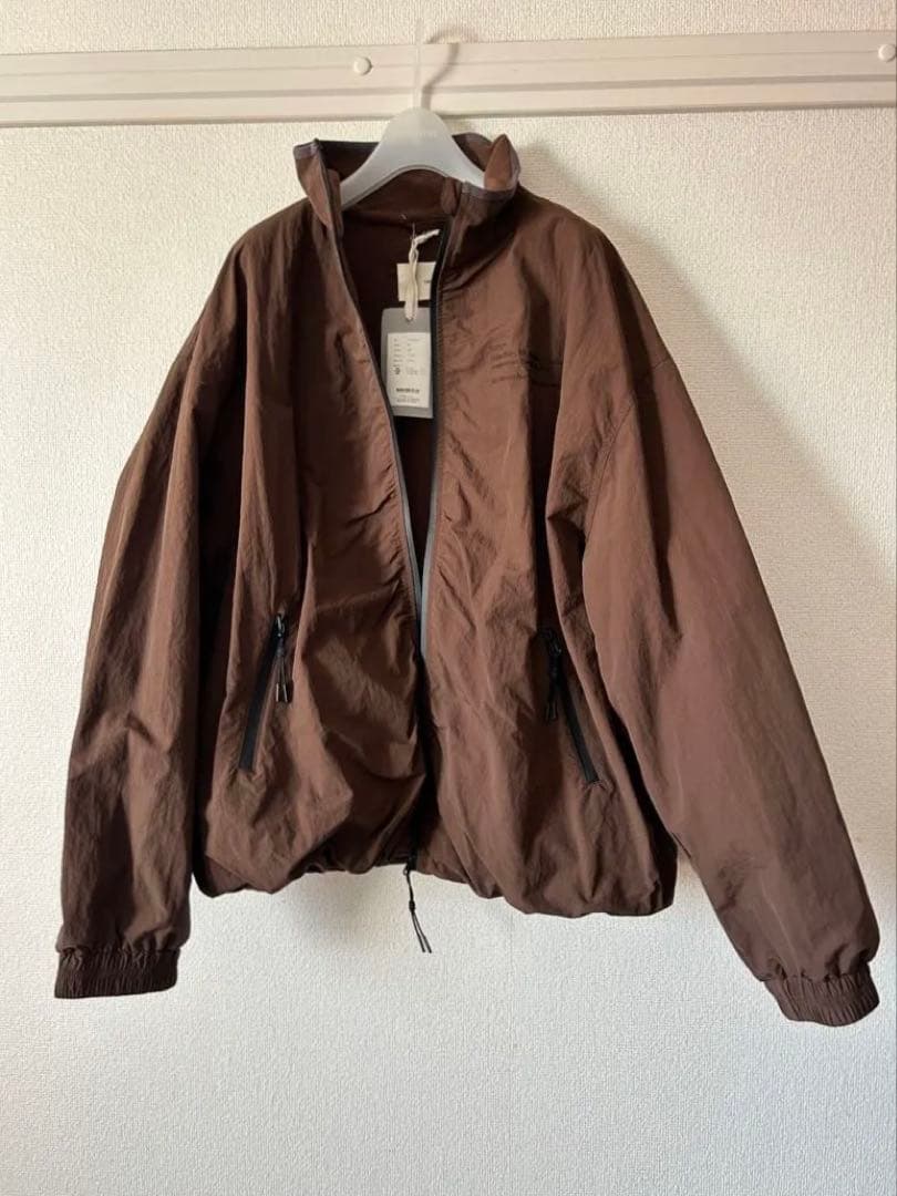 ブラウン ジップアップ ジャケット