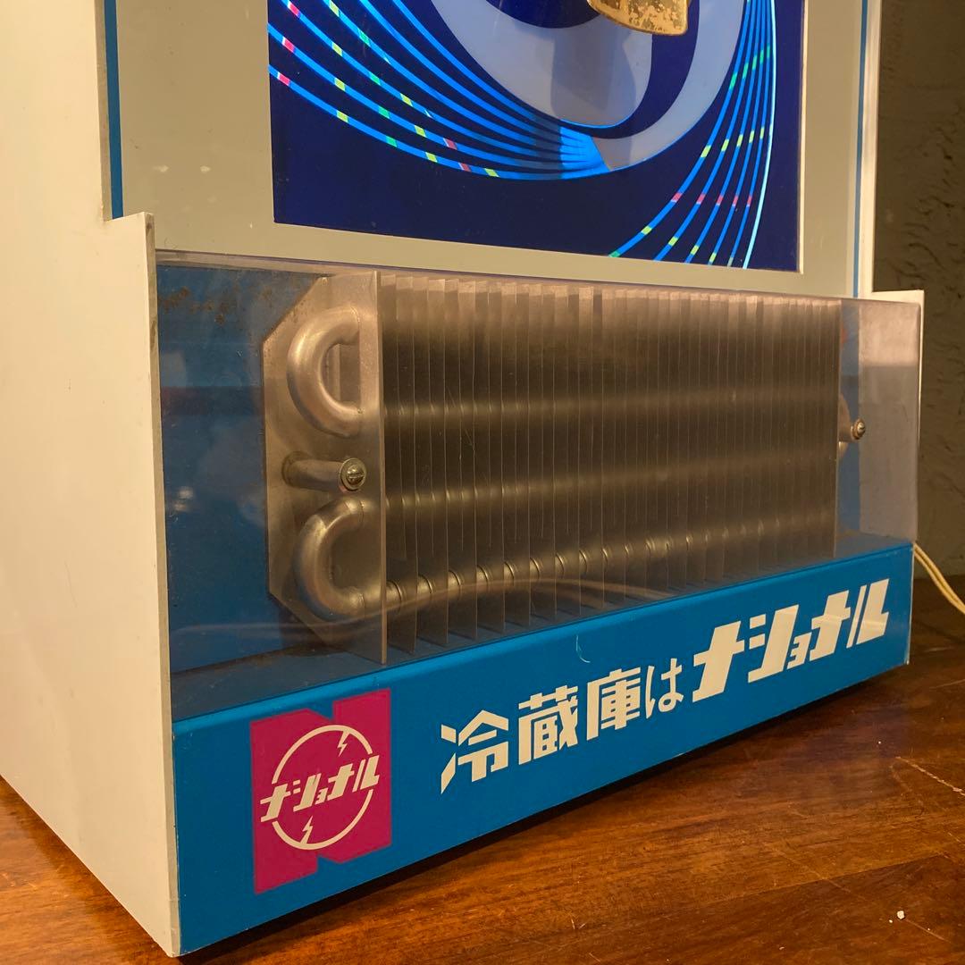 1968年 ナショナル 販促用看板 ライト アドバタイジング 昭和レトロ 稀少