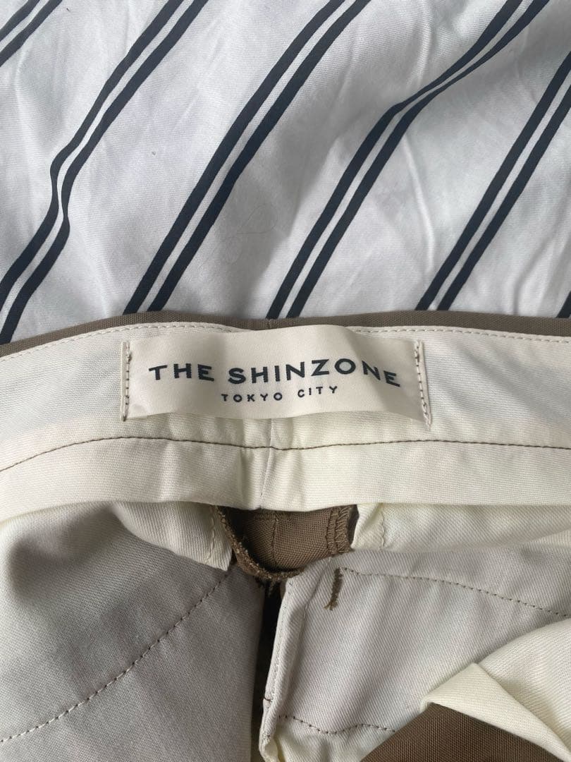 THE SHINZONE/シンゾーン　ハイウエストチノパンツ　34