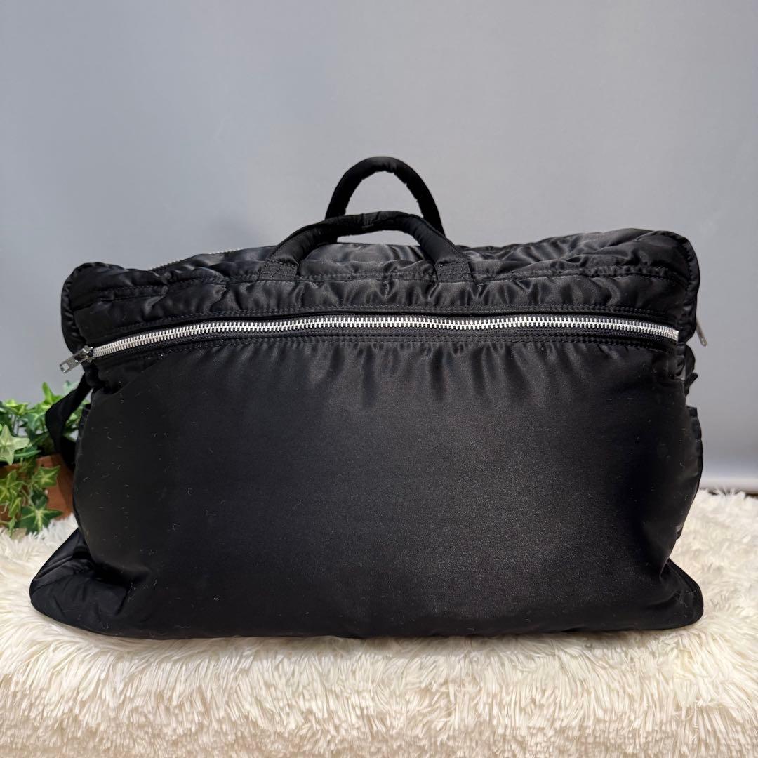 【美品】ポーター タンカー 2way ボストンバッグ ブラック