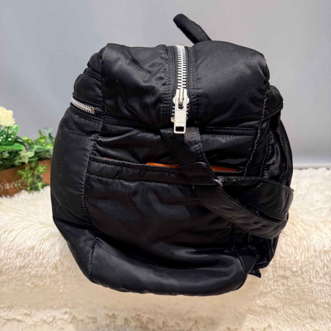 【美品】ポーター タンカー 2way ボストンバッグ ブラック