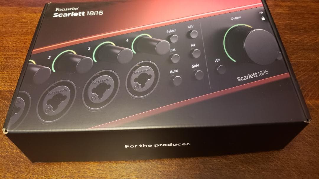Focusrite Scarlett 18i16 Gen.4 オーディオ