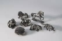 Vintage 銀製　動物のフィギュリン　ADAC　スターリングシルバー