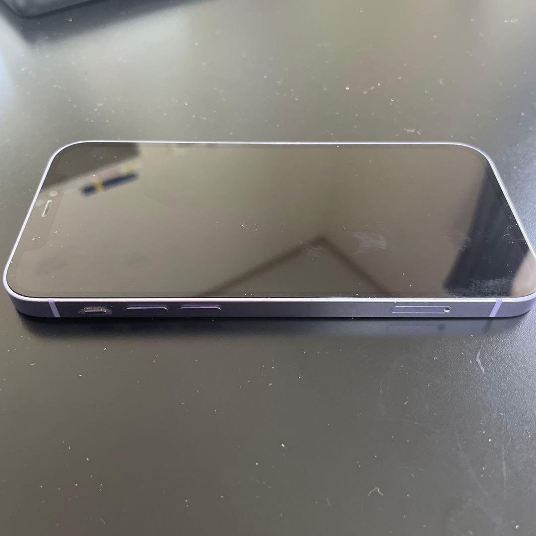 【美品】iPhone12 パープル　64GB