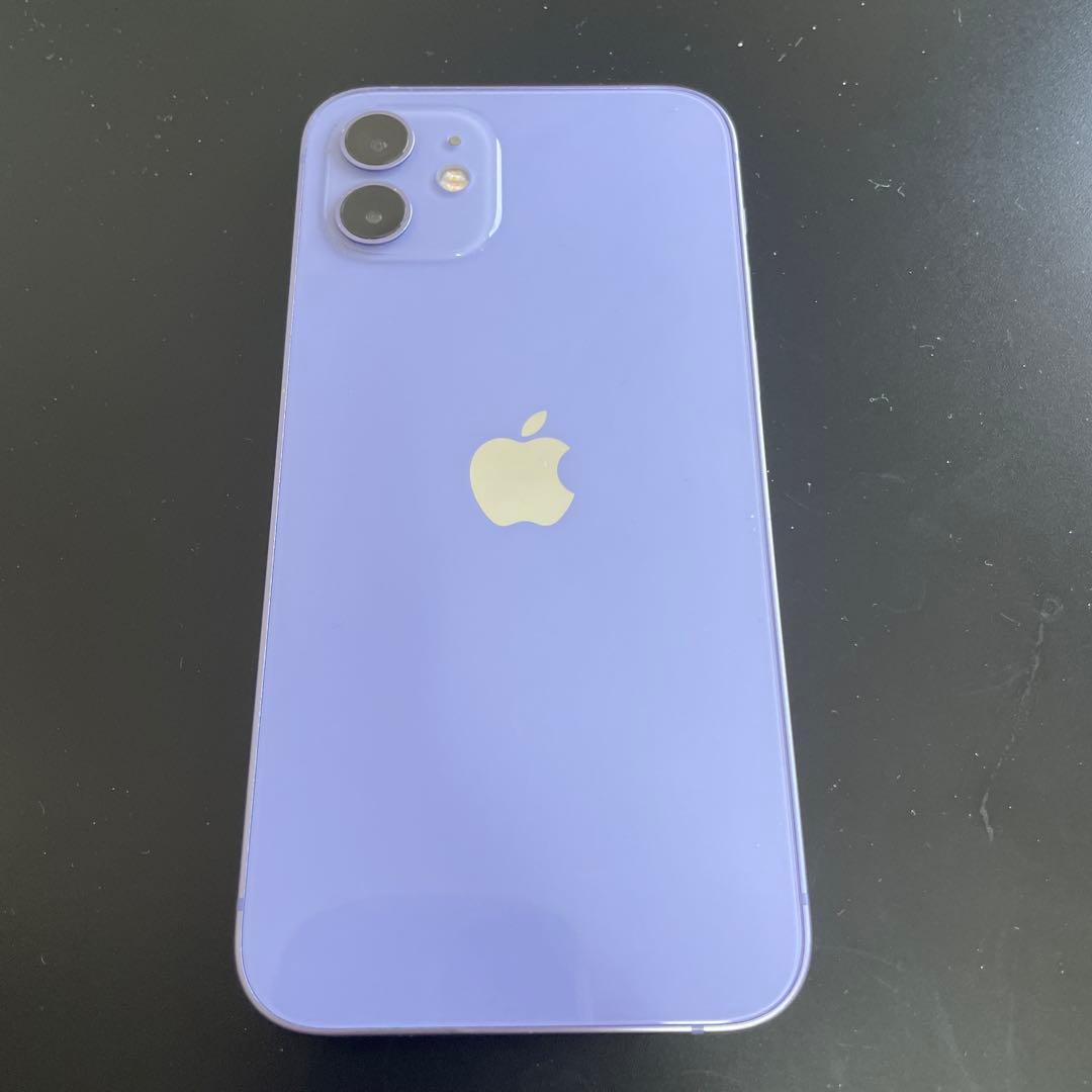 【美品】iPhone12 パープル　64GB