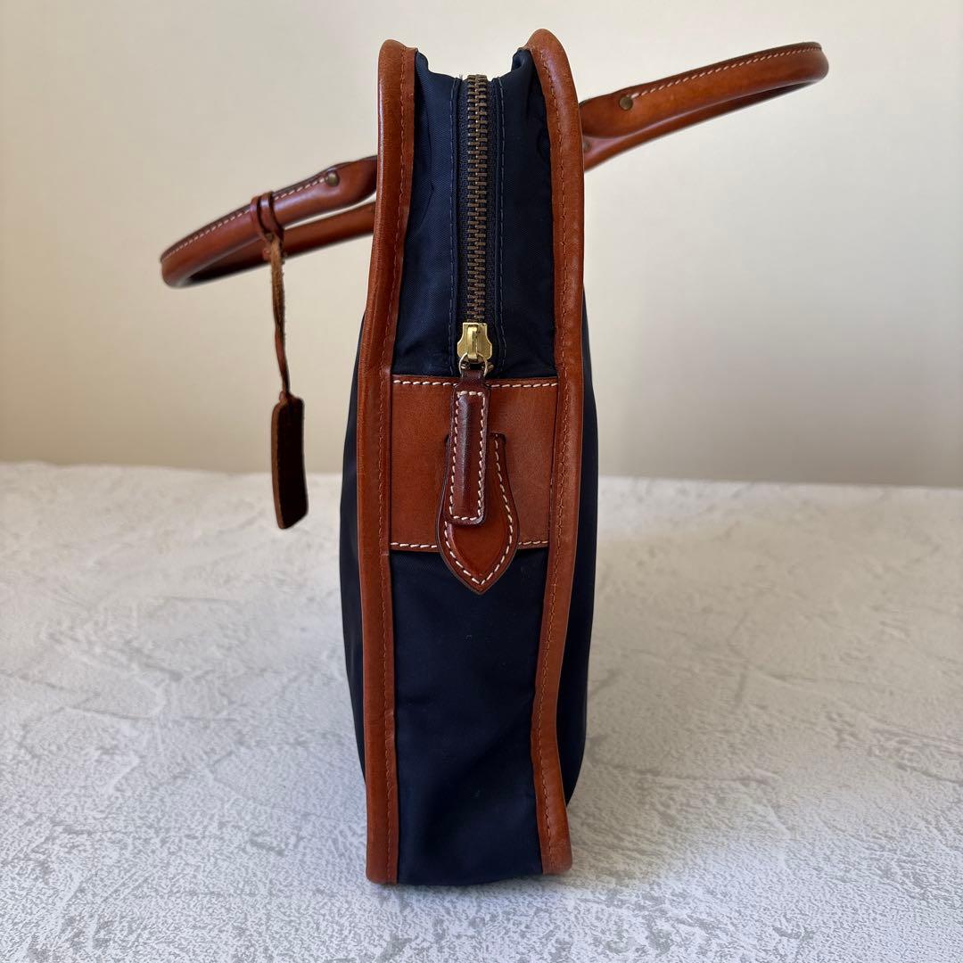 Felisi フェリージ ナイロン/レザー ブリーフケース 1724DS 濃紺