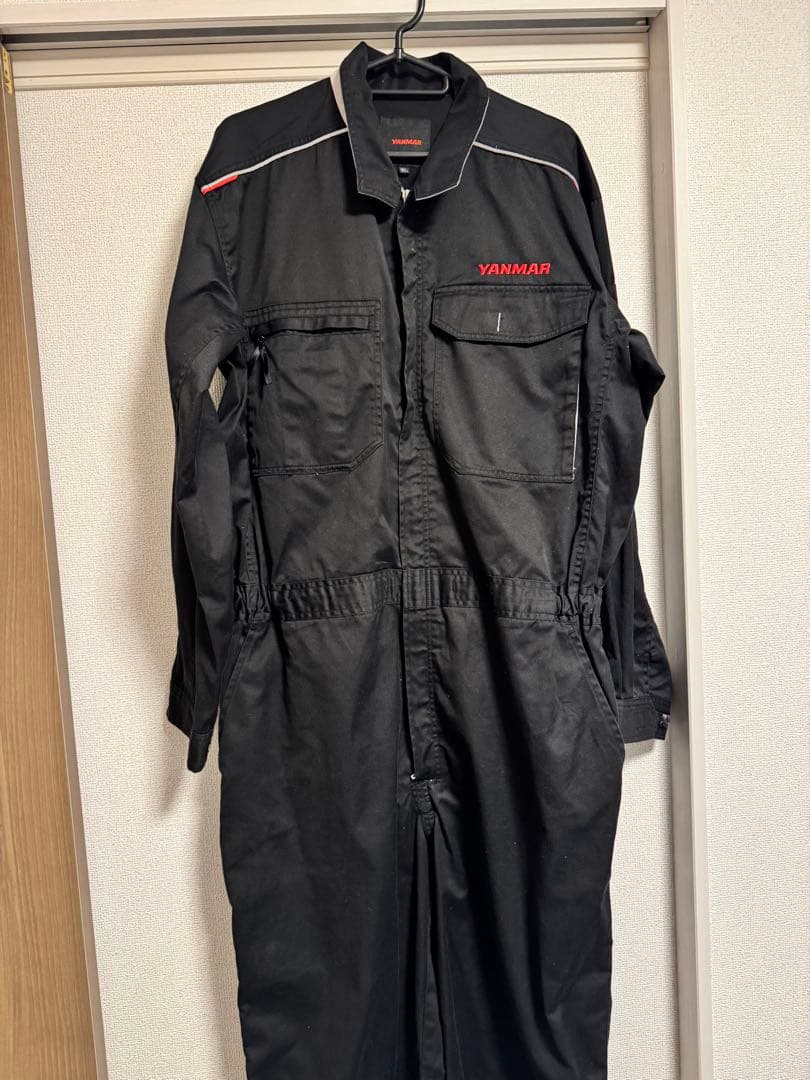 YANMAR 黒 オーバーオール 3L