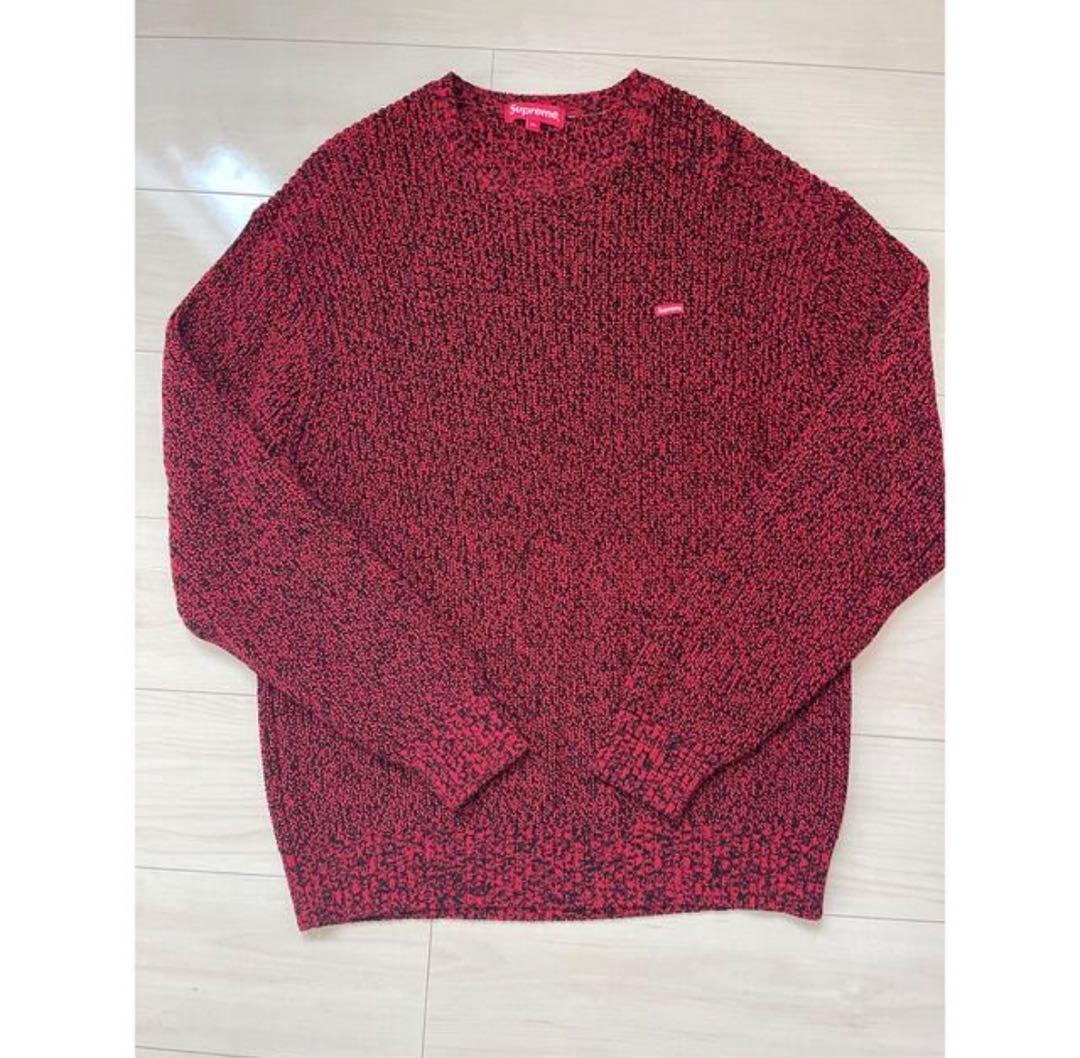 Supreme Melange Rib Knit Sweater ニット box
