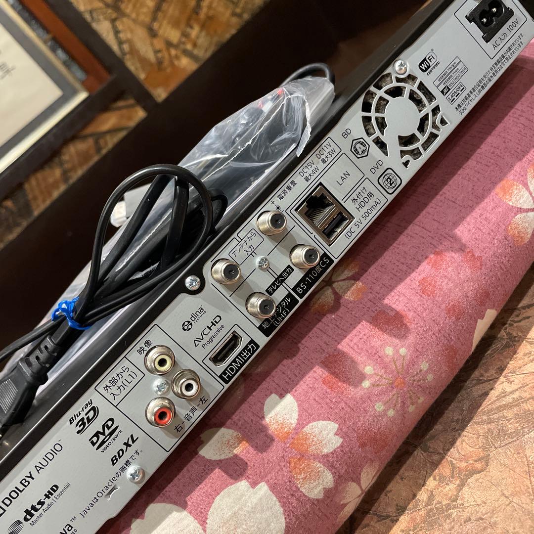 シャープBD-NW1000 12倍1000GB 2番組W録　新リモ等付フル装備！