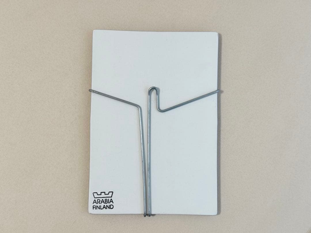 美品 舞い落ちる雪の結晶 2002年 ヘルヤ 陶板画 アラビア