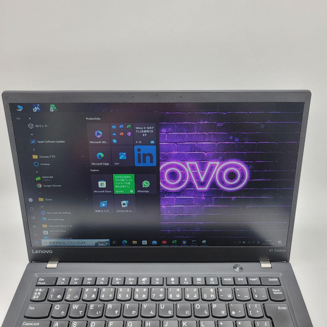 Windowsノート本体 Lenovo ThinkPad X1 Carbon GEN 5 | i7-256