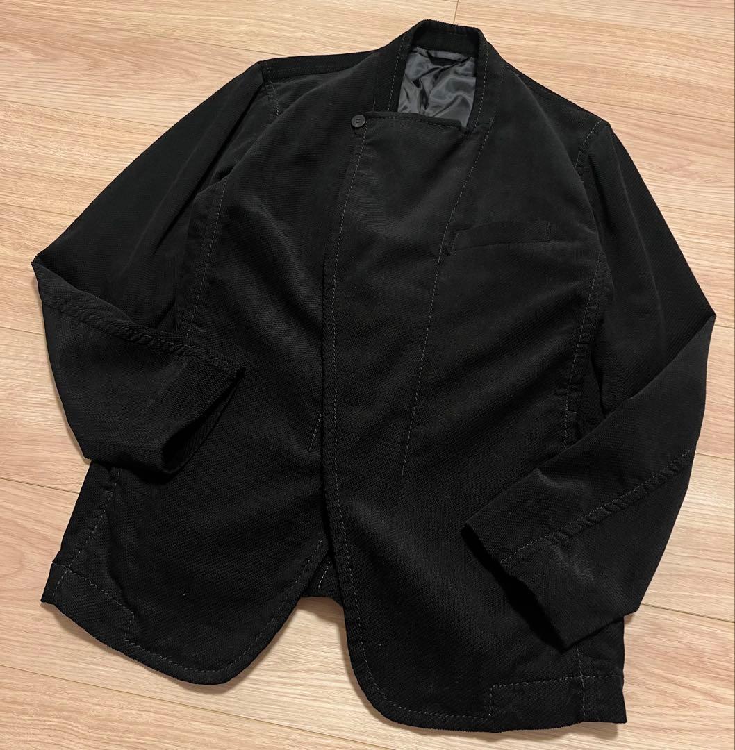 イッセイミヤケ デザイン ジャケット 黒 ブラック 日本製 古着 サイズ2