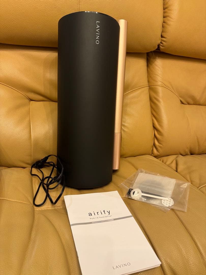 LAViNO エアリファイ（ハイブリッド加湿器）ブラック 極美品