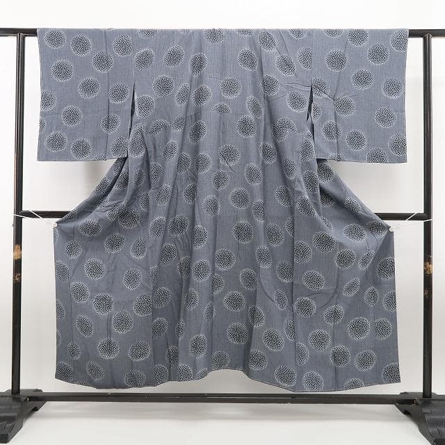 リトルミィ 新品 ダリア モノトーン 着物 仕付糸付 長襦袢 5782