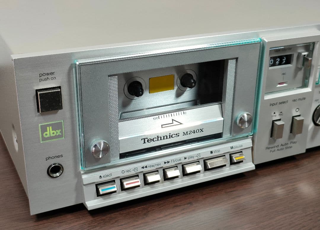 テクニクス Technics RS-M240X カセットデッキ【録音再生良好】