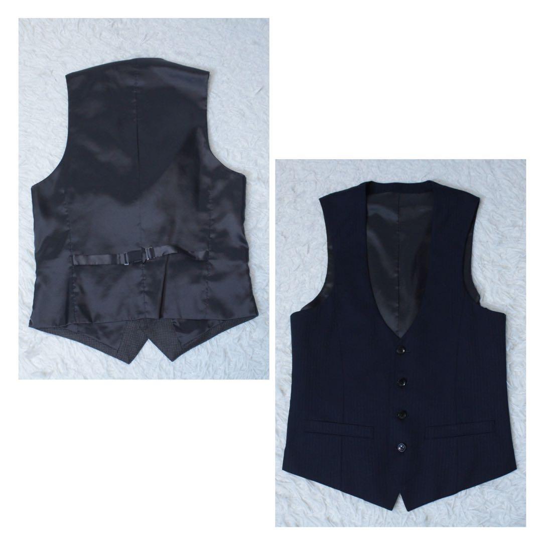 P.S.FA コレクションモデル スリーピース 2Bセットスーツ ストライプ S