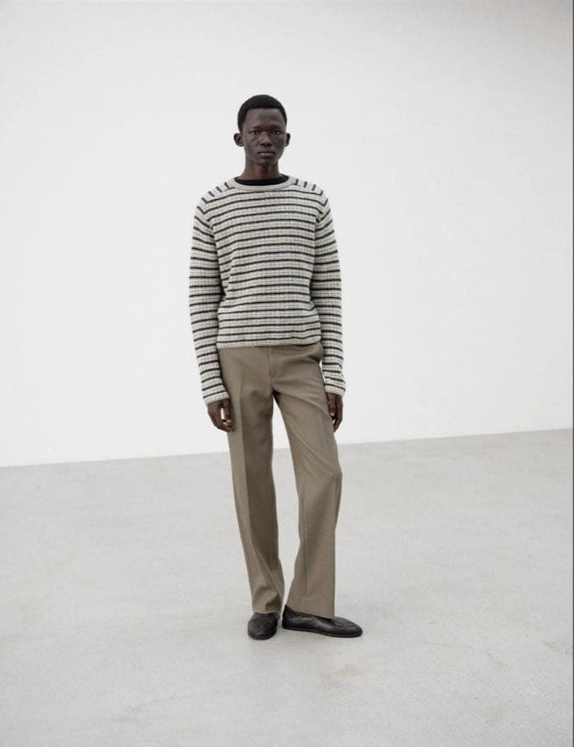 パンツ 25aw AURALEE LIGHT MELTON NARROW SLACKS