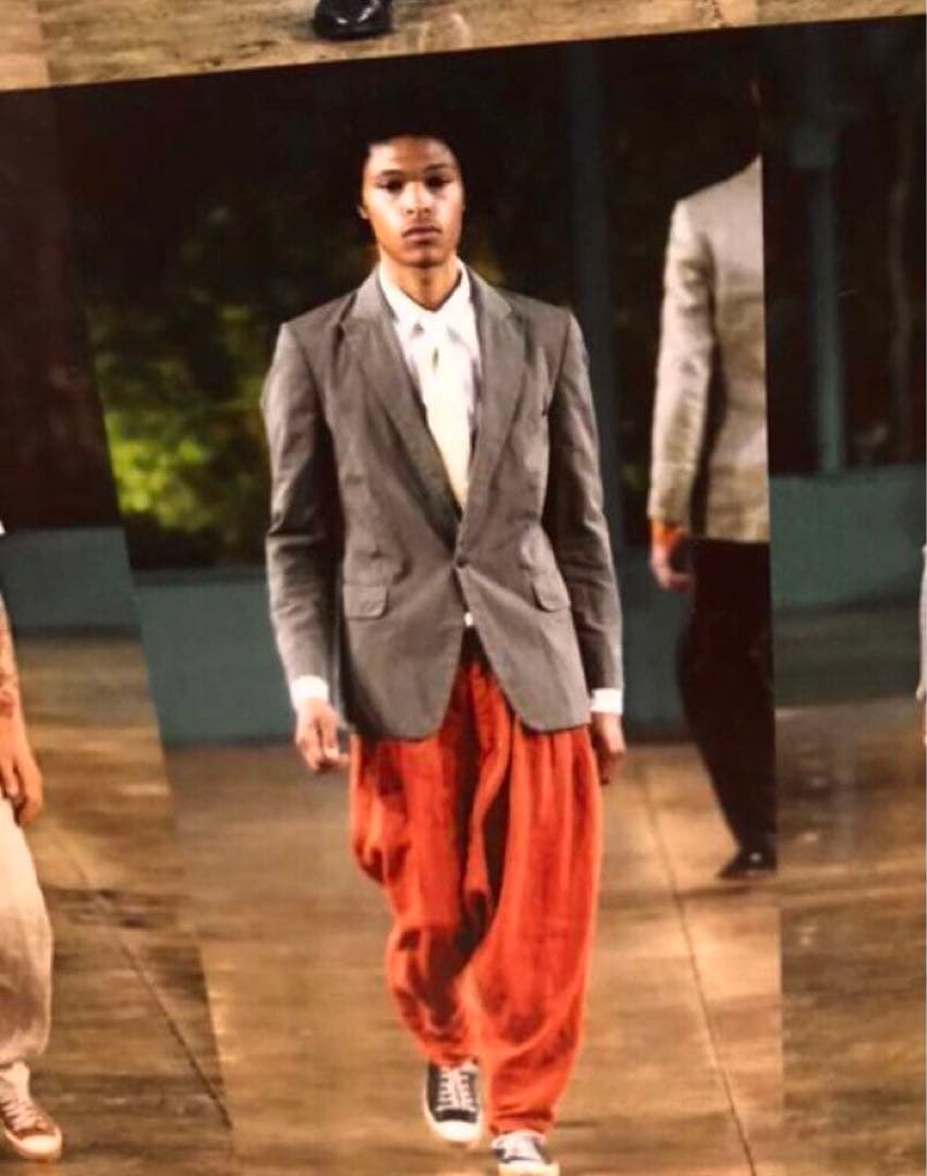 【希少】ドリスヴァンノッテン サルエルパンツ オレンジ アーカイブ