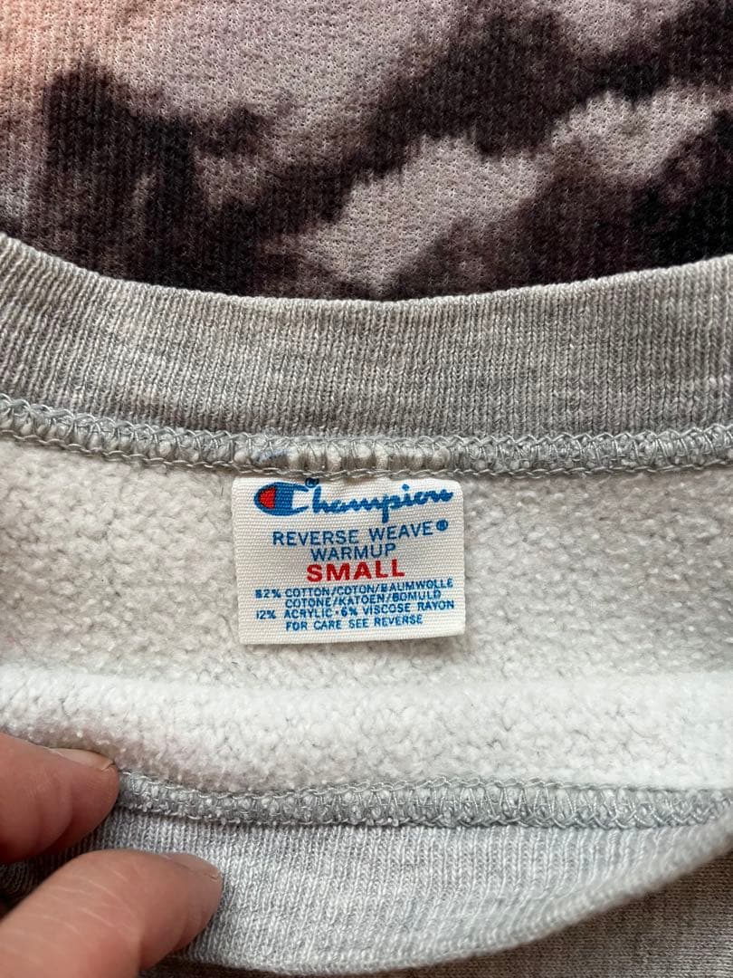 80s champion リバースウィーブ usnavy 染み込み usa製