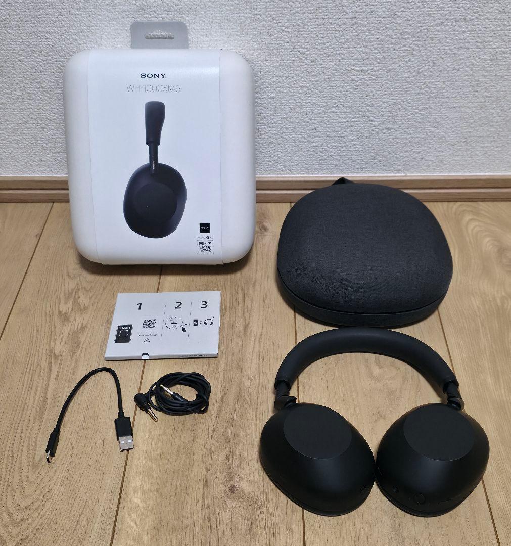 SONY WH-1000XM6 ブラック✨️美品✨️付属品完備